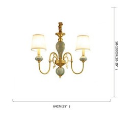 Lustre en laiton classique traditionnel de style campagnard pour mini lustre en métal à 3 ampoules
