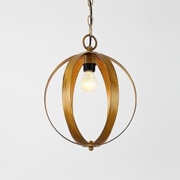 Lustre européen en métal de style industriel américain, lampe suspendue décorative d'intérieur