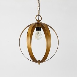 Lustre européen en métal de style industriel américain, lampe suspendue décorative d'intérieur