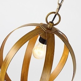 Lustre européen en métal de style industriel américain, lampe suspendue décorative d'intérieur