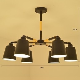 Suspension traditionnelle classique en bois et bambou de style mini