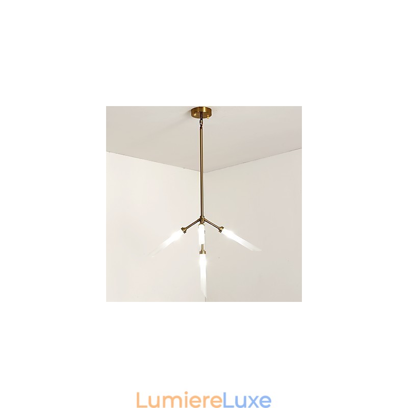 Lustre contemporain moderne personnalisé de style mini à 5 lumières