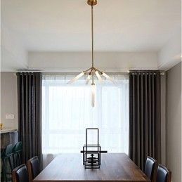 Lustre contemporain moderne personnalisé de style mini à 5 lumières