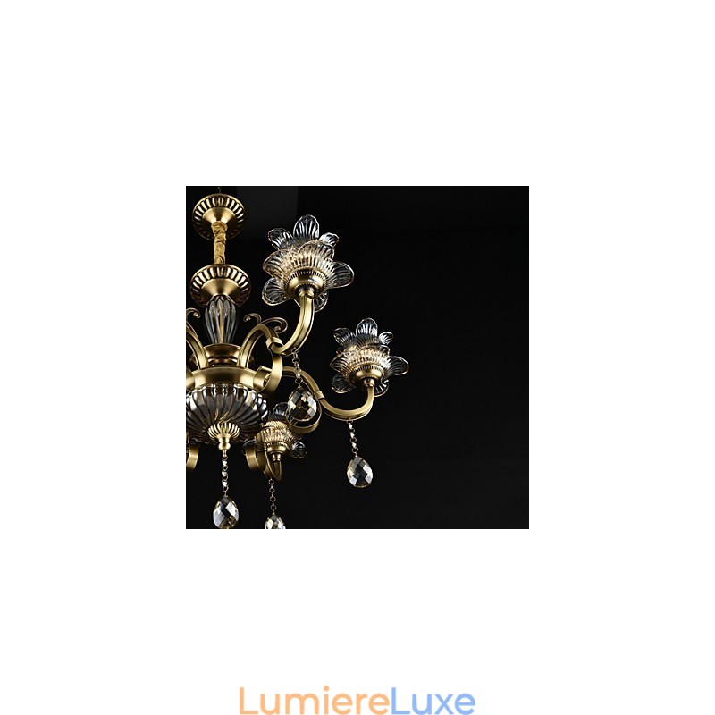 Lustre rustique à 2 ampoules pour boutiques d'intérieur en métal