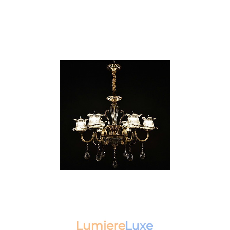 Lustre rustique à 2 ampoules pour boutiques d'intérieur en métal