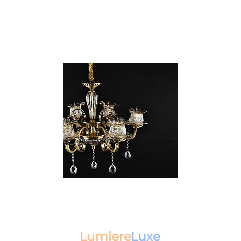 Lustre rustique à 2 ampoules pour boutiques d'intérieur en métal