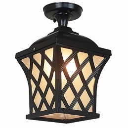 Lampe de jardin rurale américaine, porte-fenêtre, éclairage d'extérieur étanche en forme de raisin
