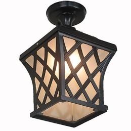 Lampe de jardin rurale américaine, porte-fenêtre, éclairage d'extérieur étanche en forme de raisin