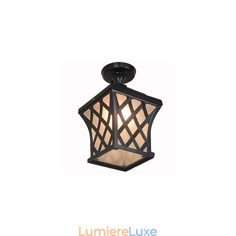 Lampe de jardin rurale américaine, porte-fenêtre, éclairage d'extérieur étanche en forme de raisin