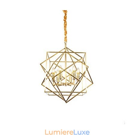 Lanterne en laiton pour lustre en métal de créateurs Lanterne en laiton pour lustre en métal de créateurs