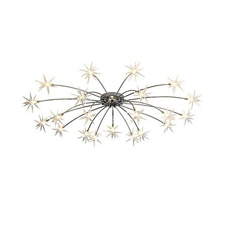 Lustre en métal chromé contemporain moderne pour enfants, idéal pour les designers de style mini Lustre en métal chromé contemporain moderne pour enfants, idéal pour les designers de style mini