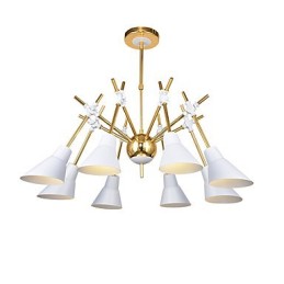 Lustre à direction réglable personnalisé, lampe de lustre artistique, lustre N