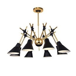Lustre à direction réglable personnalisé, lampe de lustre artistique, lustre N