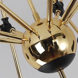 Lustre à direction réglable personnalisé, lampe de lustre artistique, lustre N