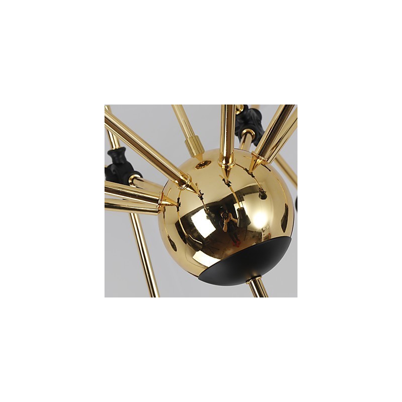 Lustre à direction réglable personnalisé, lampe de lustre artistique, lustre N