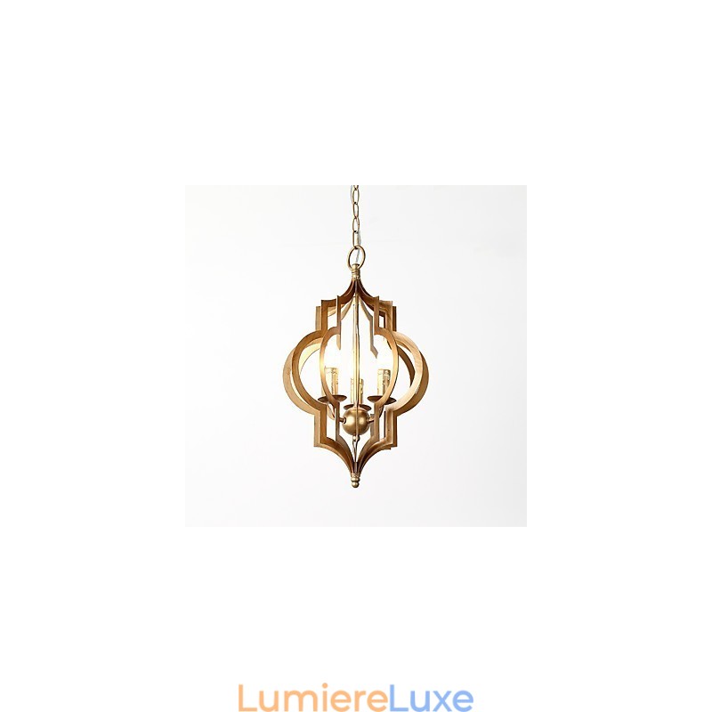 Lustre industriel américain vintage en métal, style loft, peinture couleur européenne, lampe suspendue décorative d'intérieur