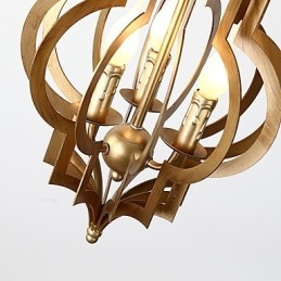 Lustre industriel américain vintage en métal, style loft, peinture couleur européenne, lampe suspendue décorative d'intérieur