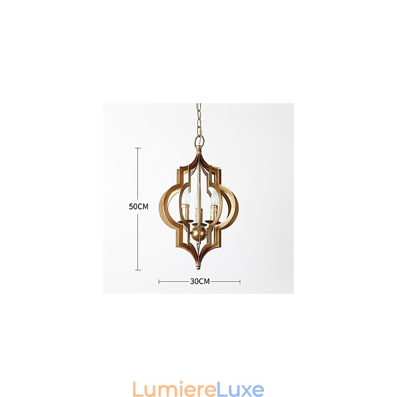Lustre industriel américain vintage en métal, style loft, peinture couleur européenne, lampe suspendue décorative d'intérieur