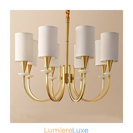 Lustre en laiton pur Lustre décoratif en jade Lustre en laiton pur Lustre décoratif en jade