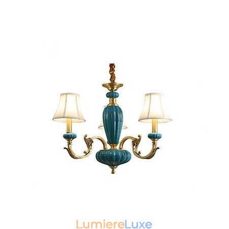 Lustre tout en cuivre Lustre décoratif en jade OP Lustre tout en cuivre Lustre décoratif en jade OP