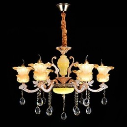 Suspension en métal style mini cristal, style moderne, contemporain, traditionnel, classique, en alliage de zinc