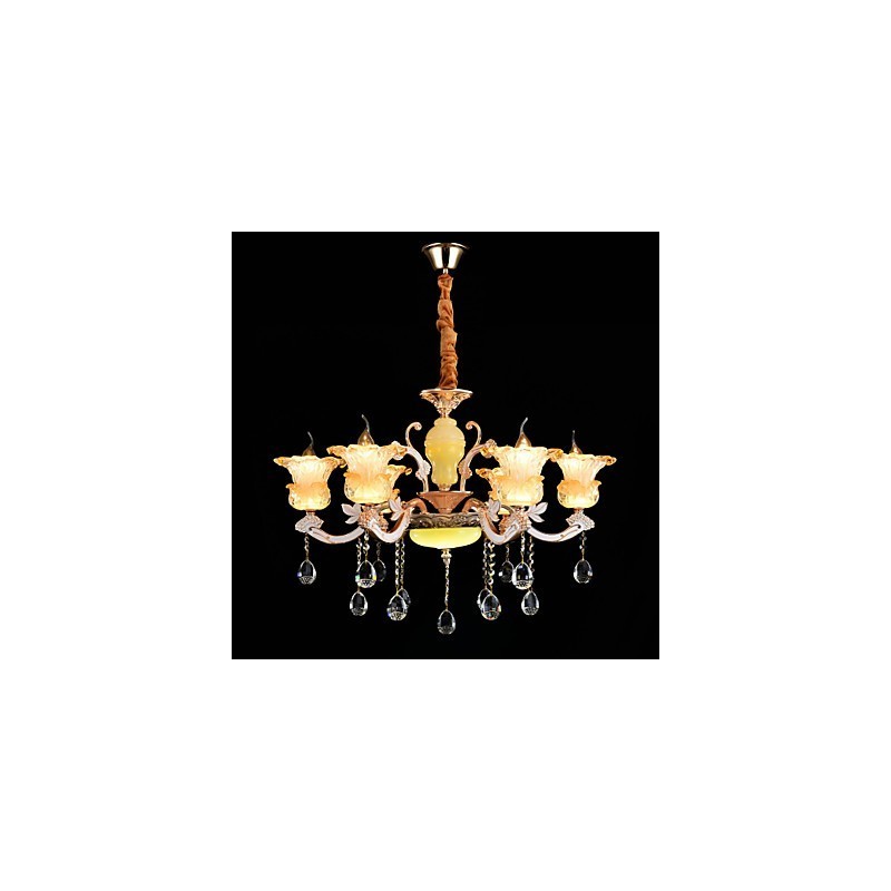 Suspension en métal style mini cristal, style moderne, contemporain, traditionnel, classique, en alliage de zinc