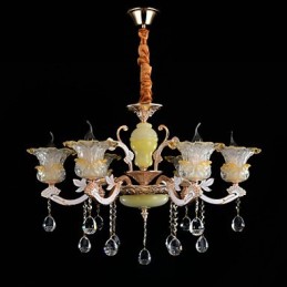 Suspension en métal style mini cristal, style moderne, contemporain, traditionnel, classique, en alliage de zinc