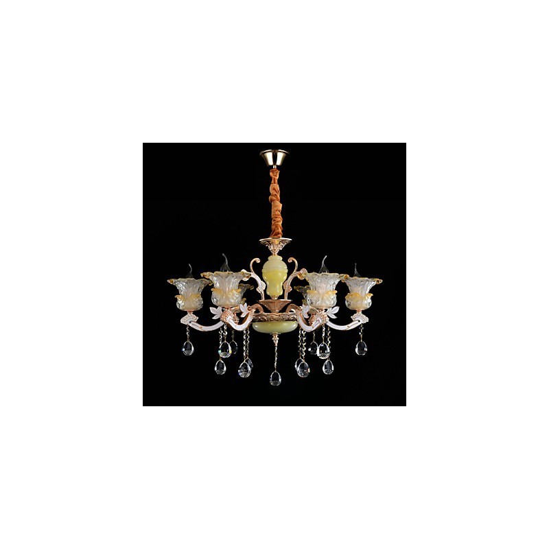 Suspension en métal style mini cristal, style moderne, contemporain, traditionnel, classique, en alliage de zinc