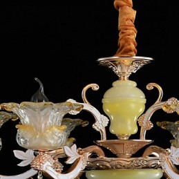 Suspension en métal style mini cristal, style moderne, contemporain, traditionnel, classique, en alliage de zinc