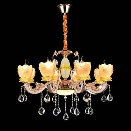 Suspension en métal style mini cristal, style moderne, contemporain, traditionnel, classique, en alliage de zinc