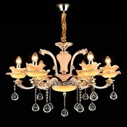 Suspension en métal style mini cristal, style moderne, contemporain, traditionnel, classique, en alliage de zinc