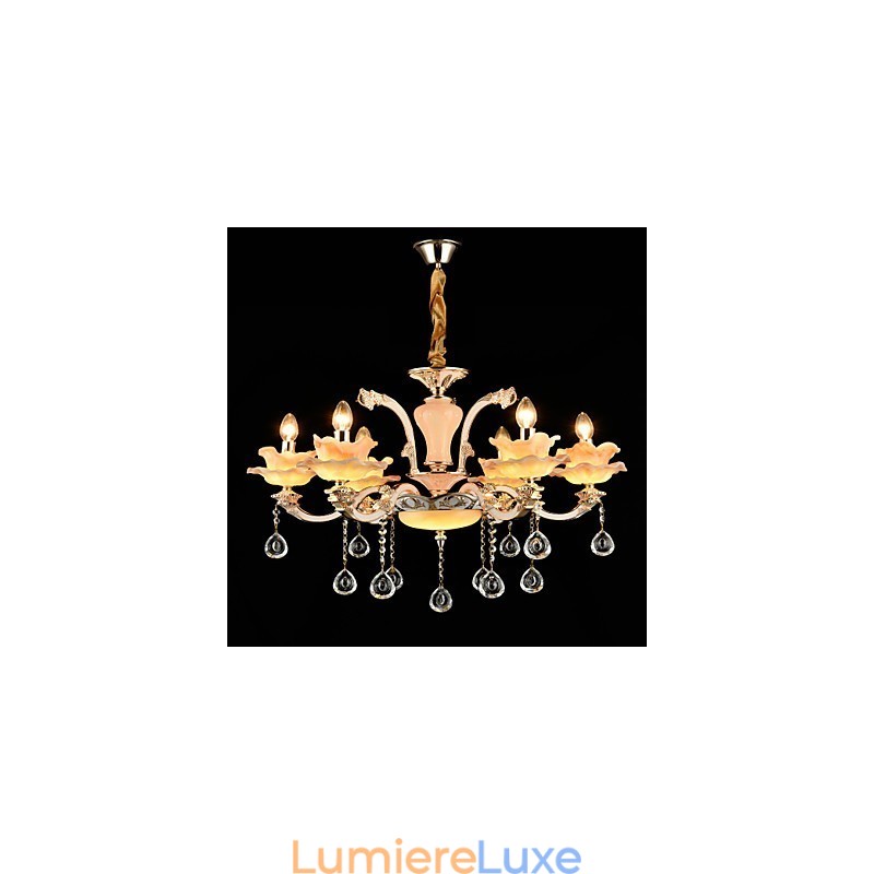 Suspension en métal style mini cristal, style moderne, contemporain, traditionnel, classique, en alliage de zinc