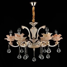 Suspension en métal style mini cristal, style moderne, contemporain, traditionnel, classique, en alliage de zinc