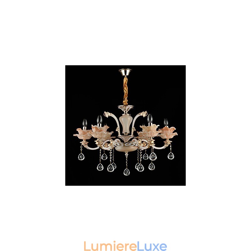 Suspension en métal style mini cristal, style moderne, contemporain, traditionnel, classique, en alliage de zinc
