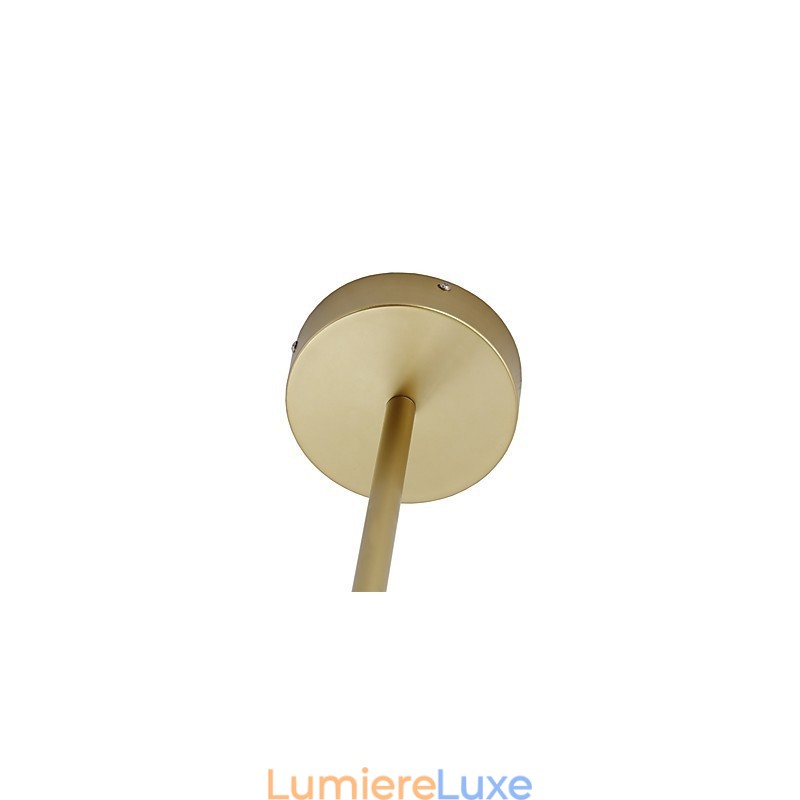Lampe suspendue Twenty_one de style européen moderne en métal et verre Modo, luminaire décoratif de style industriel pour le hall d'entrée