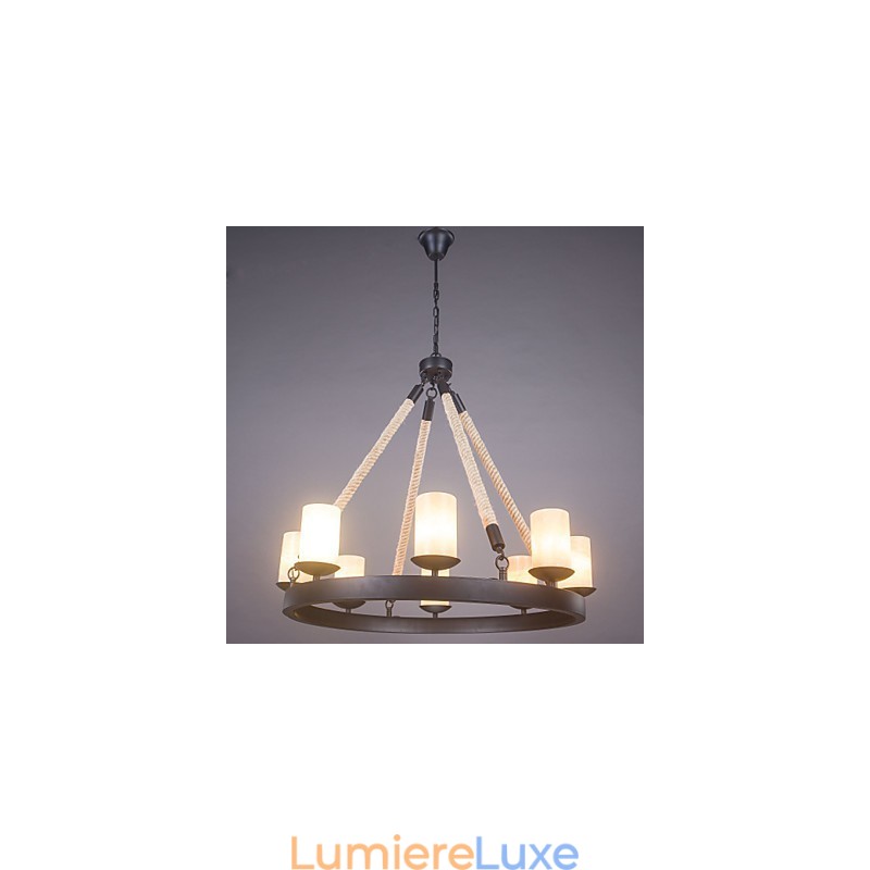 Pendentif industriel classique rustique Lodge vintage rétro CountryLiving Dining Store en acier inoxydable