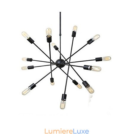 Lustre rustique à 2 ampoules pour boutiques d'intérieur en métal Lustre rustique à 2 ampoules pour boutiques d'intérieur en métal