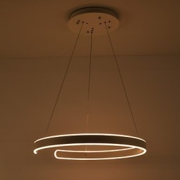 Lustre d'ambiance simple et créatif d'Europe du Nord, luminaire décoratif pour cantine