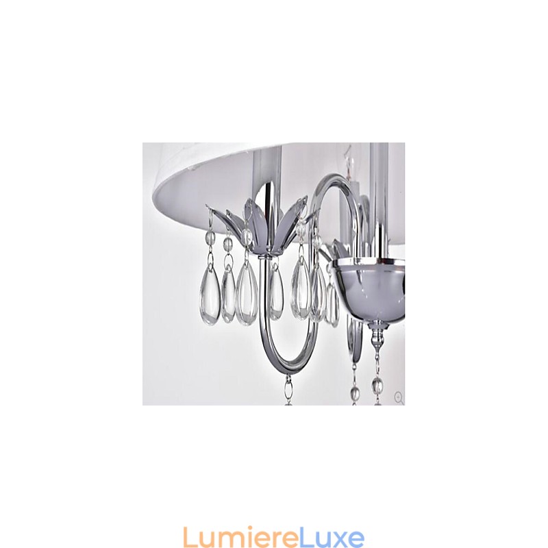 Lustre rustique à 2 ampoules pour boutiques d'intérieur en métal