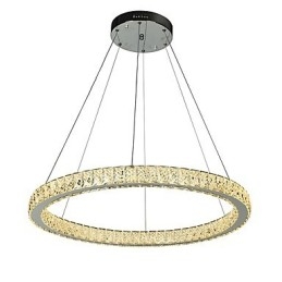 Plafonnier annulaire à intensité variable, luminaire suspendu, lustre moderne, éclairage d'intérieur, avec télécommande