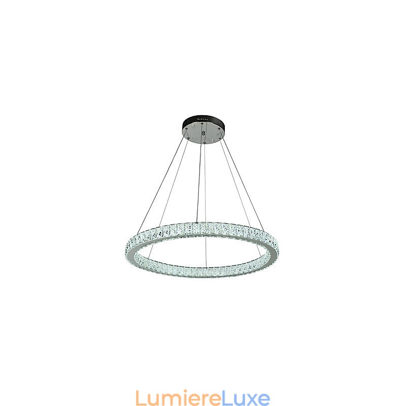 Plafonnier annulaire à intensité variable, luminaire suspendu, lustre moderne, éclairage d'intérieur, avec télécommande