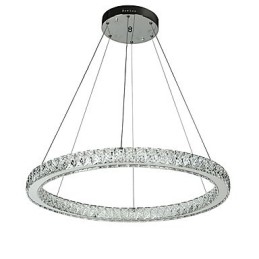 Plafonnier annulaire à intensité variable, luminaire suspendu, lustre moderne, éclairage d'intérieur, avec télécommande
