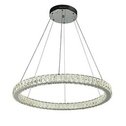 Plafonnier annulaire à intensité variable, luminaire suspendu, lustre moderne, éclairage d'intérieur, avec télécommande