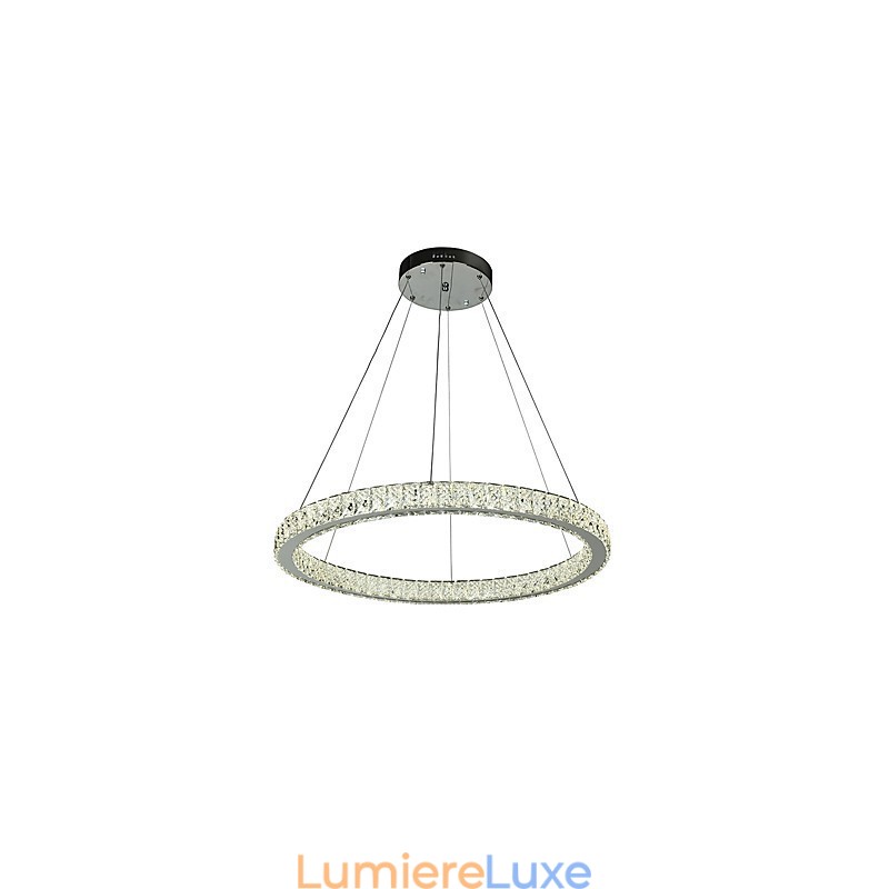 Plafonnier annulaire à intensité variable, luminaire suspendu, lustre moderne, éclairage d'intérieur, avec télécommande