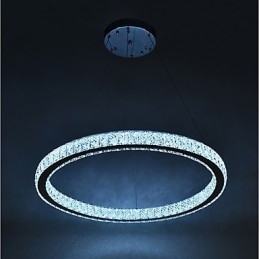 Plafonnier annulaire à intensité variable, luminaire suspendu, lustre moderne, éclairage d'intérieur, avec télécommande