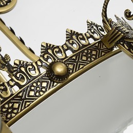 Peinture classique traditionnelle pour lustre en métal de style mini