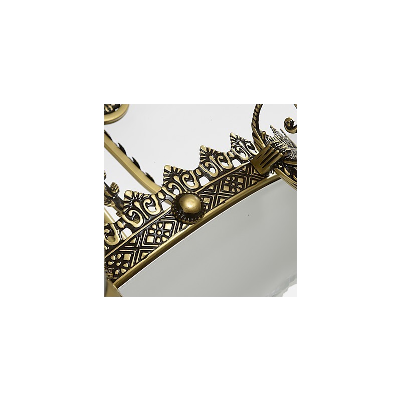 Peinture classique traditionnelle pour lustre en métal de style mini