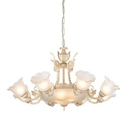Peinture classique traditionnelle pour lustre en métal de style mini