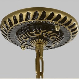 Peinture classique traditionnelle pour lustre en métal de style mini