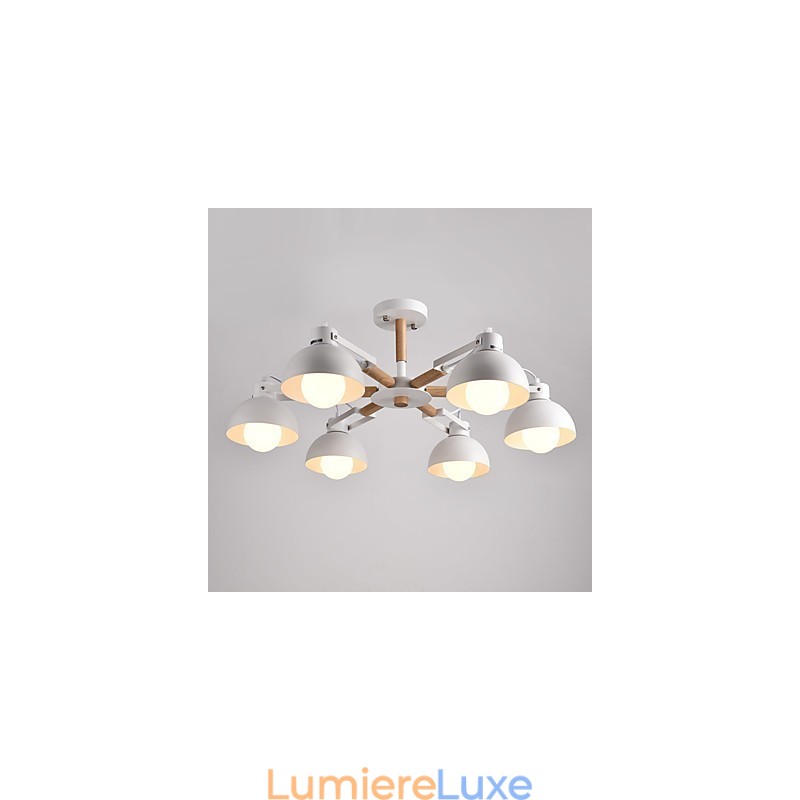 Lustre en métal de style mini, peinture rétro vintage rustique classique traditionnelle